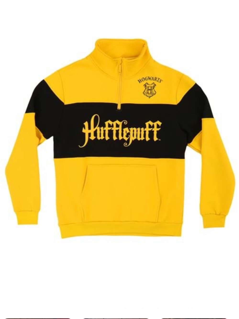 Cakeworthy Harry Potter Hufflepuff 1/4 Zip Pullover 2XL NWOT